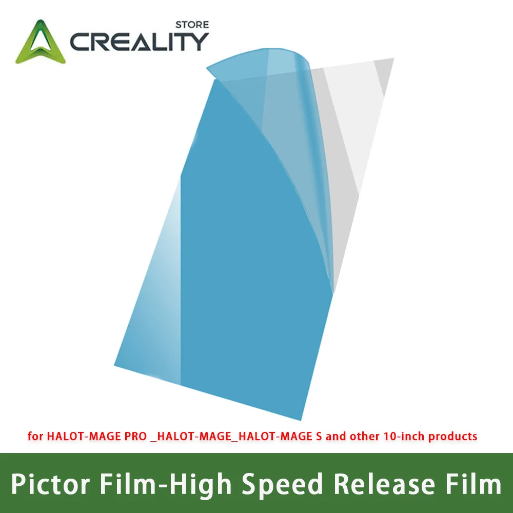 creality pictor filme de liberacao de alta velocidade para impressora 3d original para halot mage pro halot mage e outros 10 polegadas pecas 01