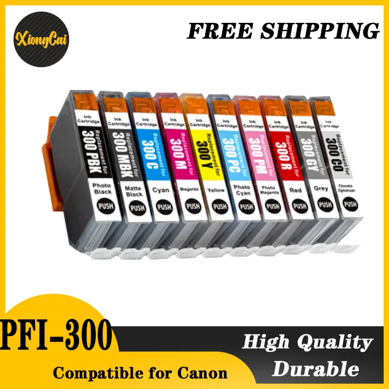 NEW PFI300 PFI-300 PFI 300 Premium Compatible Color Inkjet Ink Cartridge for Canon PFI300 Ink cartridge