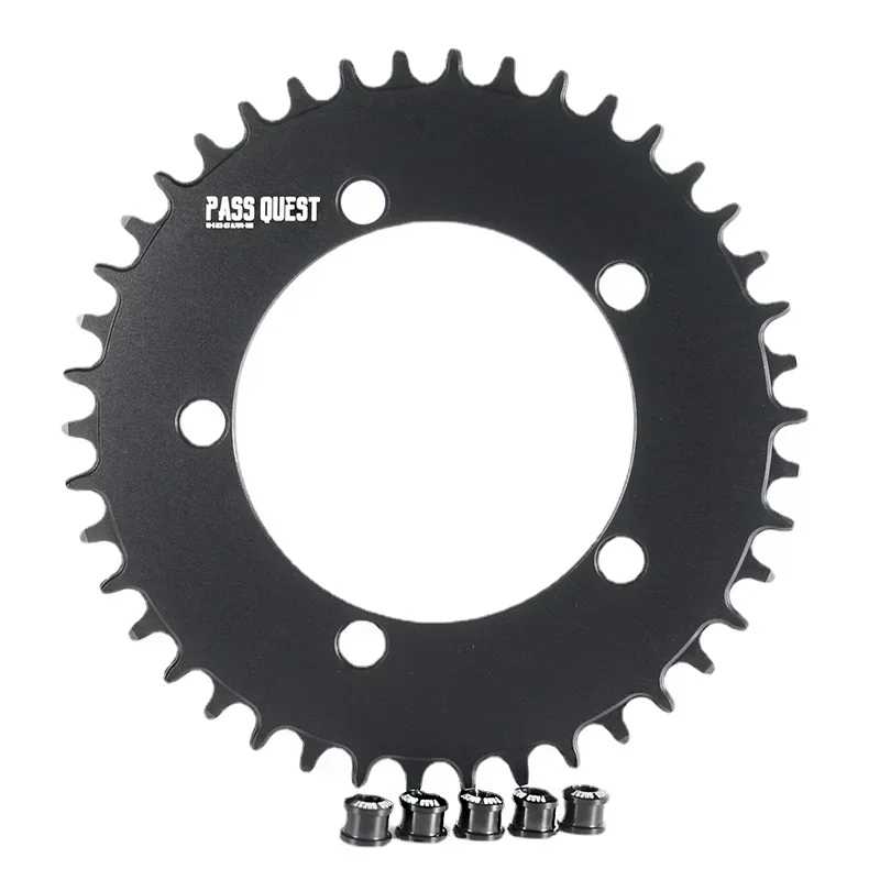 Pass Quest 110 / 5 BCD 110BCD Round/Oval Road Bike Narrow Wide Chainring 42T-58T Bike Chainwheel for 3550  APEX  RED