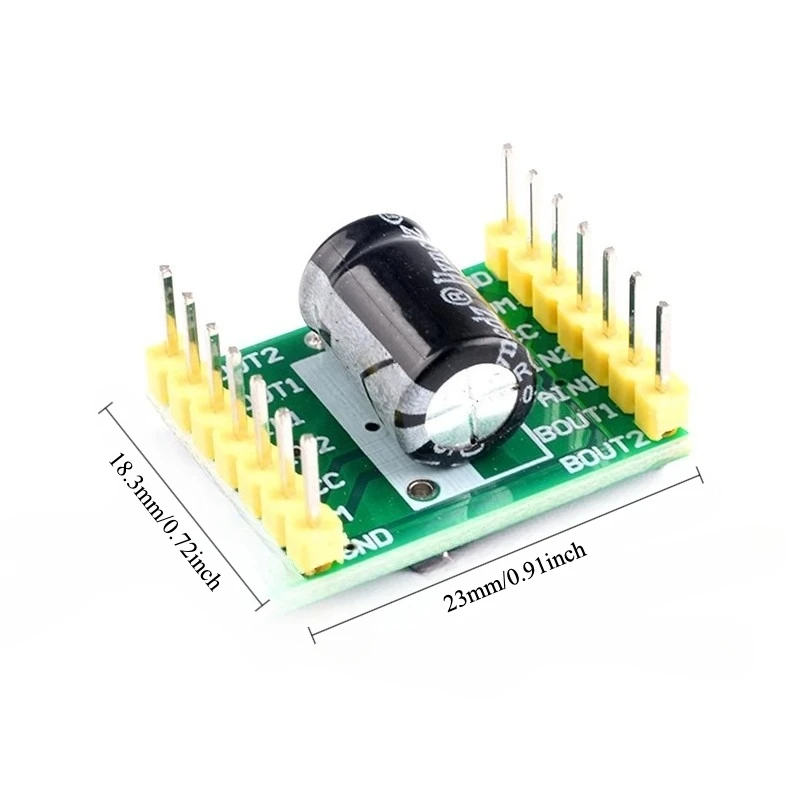 

2pcs A4950 Dual Channel Motor Driver Module Better Than TB6612 DC Brushed Motor Drive Board for Arduino