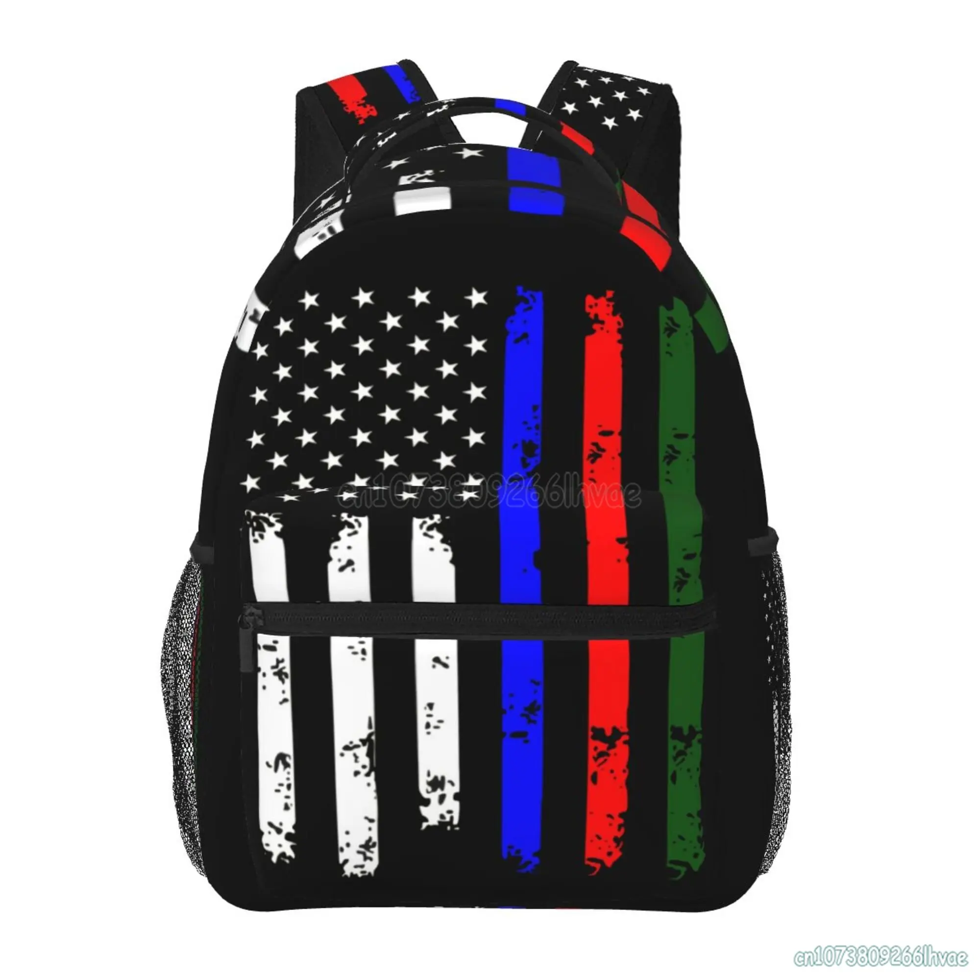 العلم الأمريكي التمويه الاطفال على ظهره للبنين بنات كامو الولايات المتحدة الأمريكية العلم الوطني الابتدائية حقائب الظهر محفظة حقيبة مدرسية للسفر