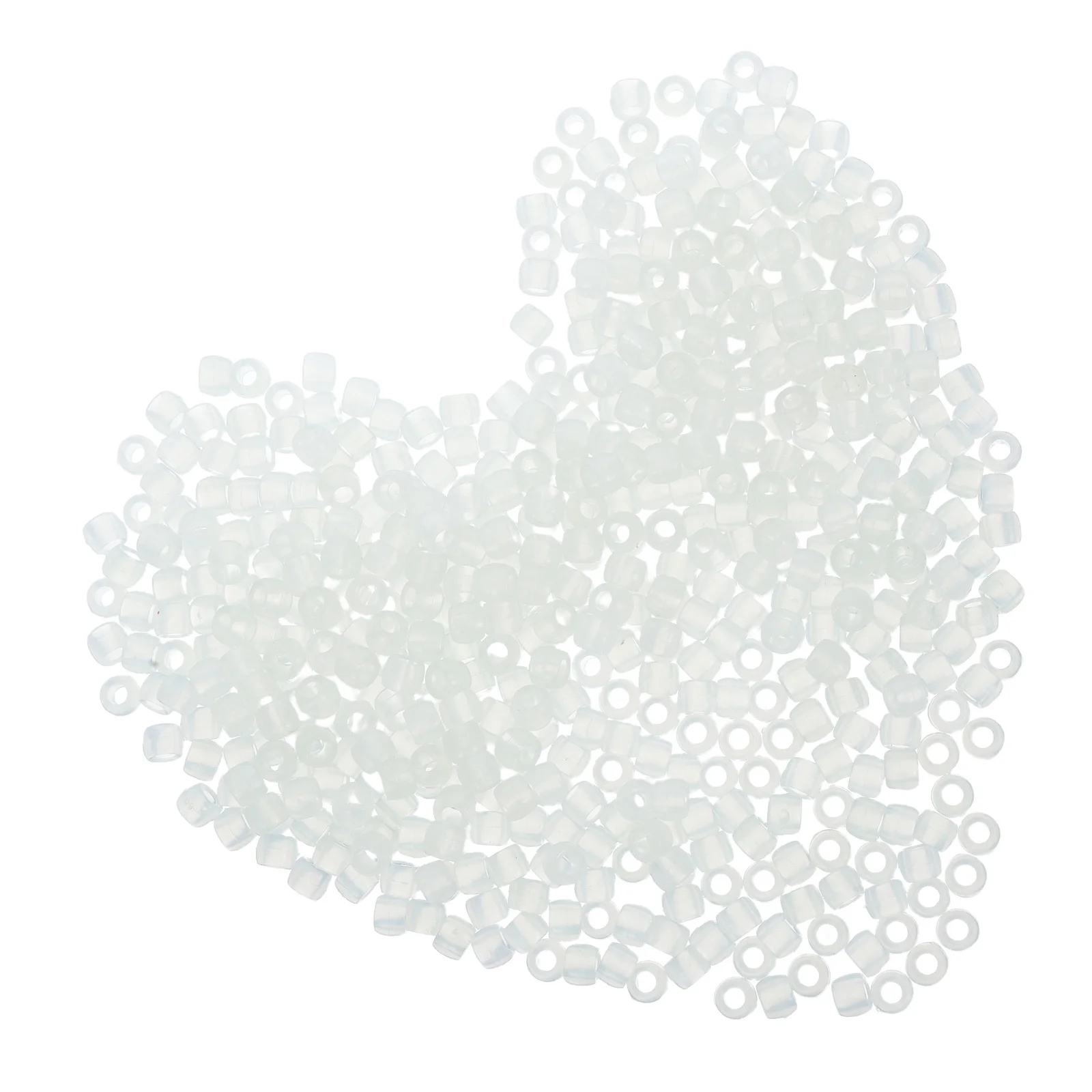 

550pcs Color Changing UV Beads 6x9mm Clear Beads for DIY Jewelry Bracelet Necklace Sun Reactive Multicolor