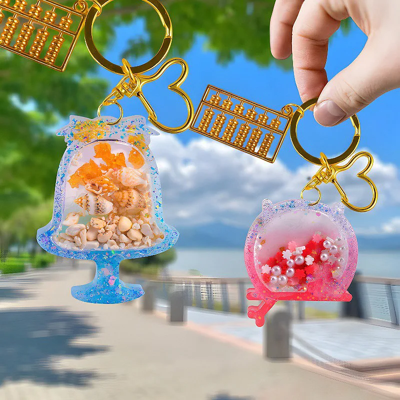 DIY Kawaii Small Pendant Silicone Mold Cute Resin Earrings Keychain Pendant Dropping Glue Mold Handmade Jewelry Art Mold