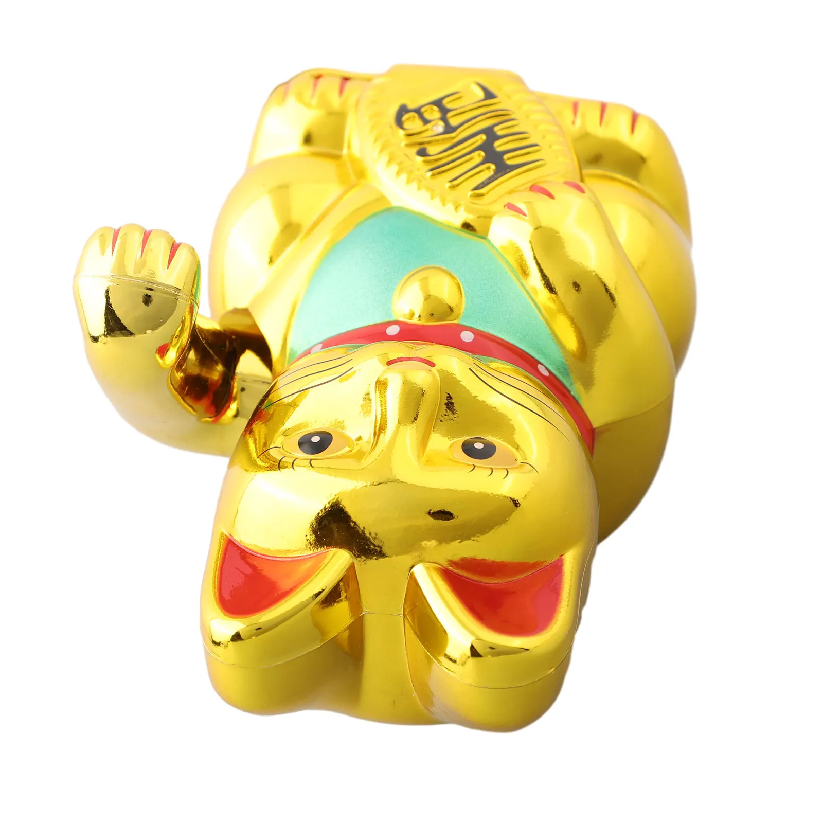 Chinese Lucky Cat Decoration Waving Arm Electric Hand Waving Cat Induction Statue Figurine For Home Car Ornaments High Quality