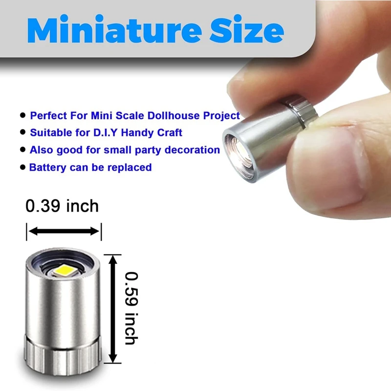 مصابيح LED مصغرة للحرف اليدوية ، تعمل بالبطارية ، مصابيح صغيرة ، متعددة الألوان المتغيرة ، 20 *