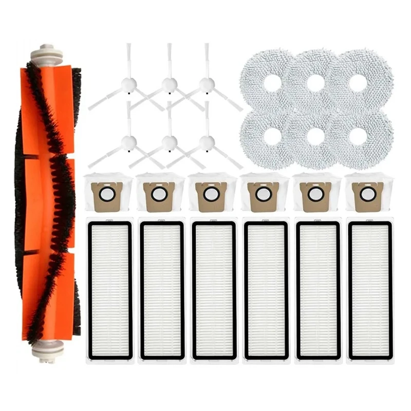 

Запчасти для робота-пылесоса Dreame S10 Plus, основная боковая щетка, Hepa фильтр, тряпка для швабры, мешок для пыли, запасные части, аксессуары