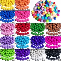 8MM Acrylic Round Bead Straight Hole Beads Factory Outlet High Quality DIY Hand Beaded Material Girls Jewelry Accessory 500g/Lot