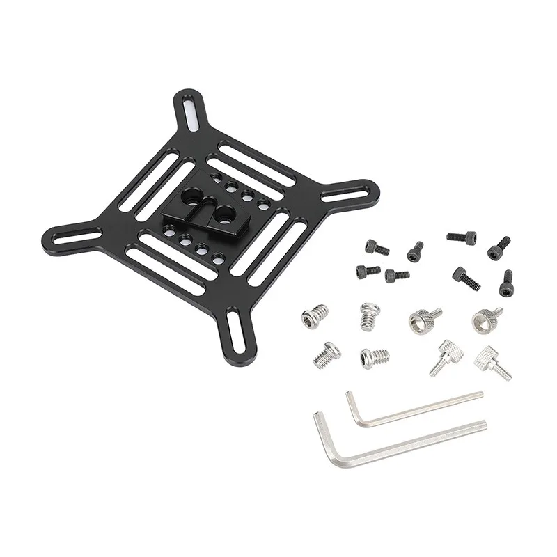 3367 Mount Adapter Plate With V Lock Latch Multi Purpose Bracket For Monitor Screen Photography Equipment Hardware Accessory