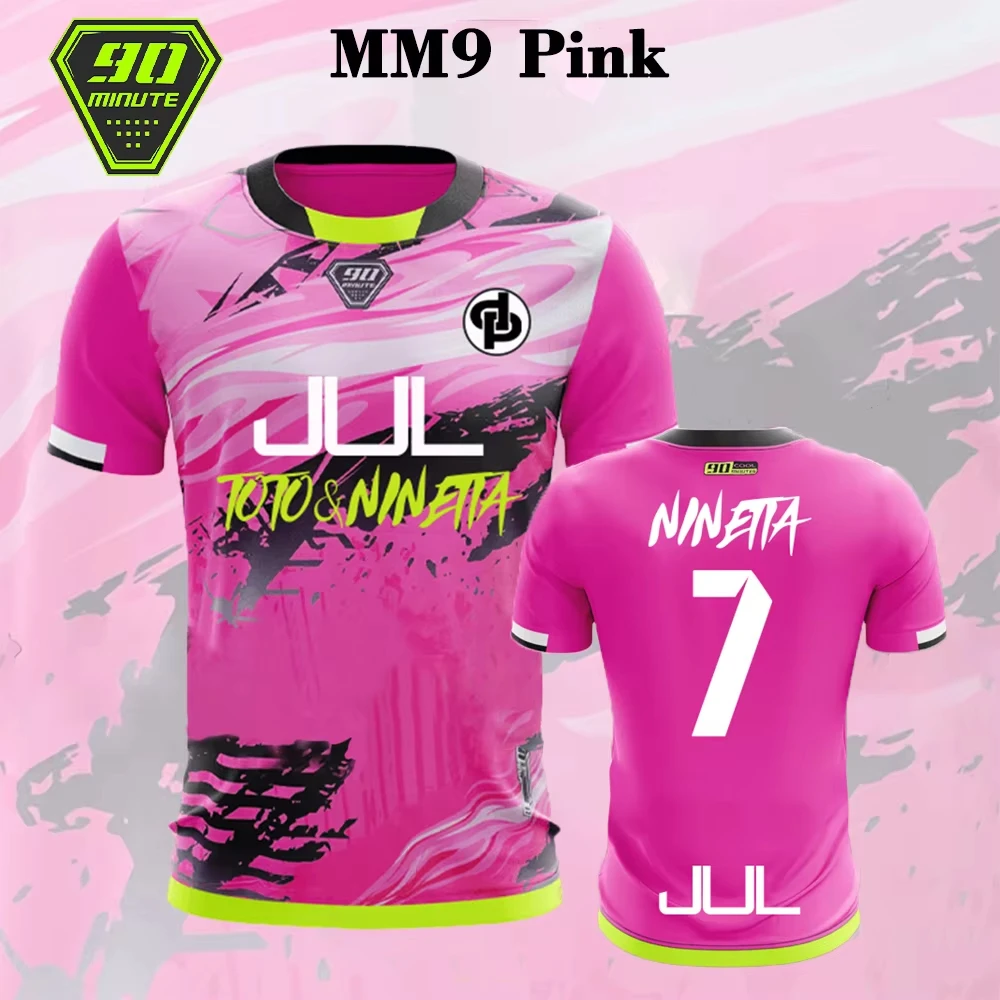 Jul Men's Jersey 90 Minute Series 3D Printed T-shirt For Men Women Fashion Oversized Short Sleeve Tops Tees Men Clothing Racing