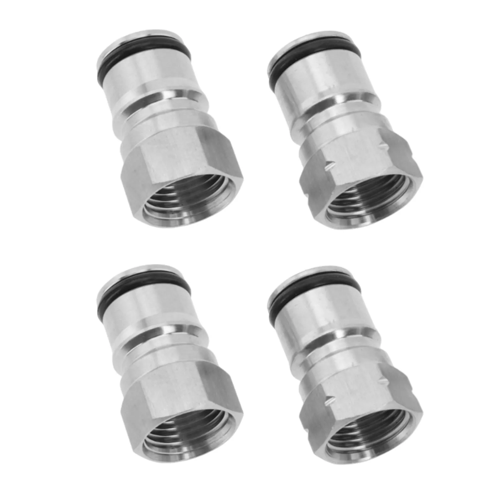 16Pcs/Set Stainless Steel Ball Lock Keg Posts Couplers Set For Homebrew Draft Beer Poppet Female Thread Gas Liquid
