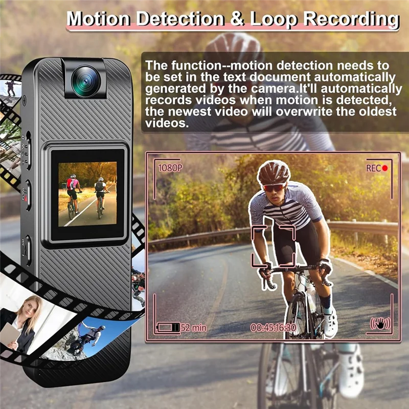 【Shop Now】1080P Video Recorder Camera Small Security Camera With Night Vision Portable Mini Body Camera For Law Sports Delivery