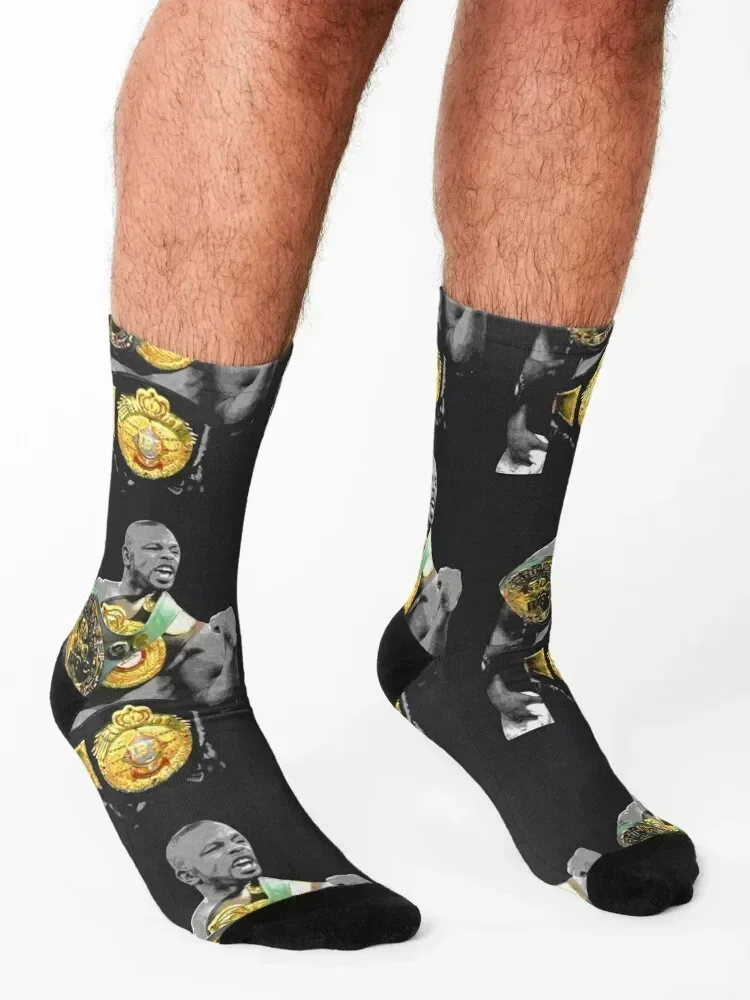 Roy Jones Jr Legend Retro Boxing Socks sports stockings christmas gifts Run gym Man Socks Women's