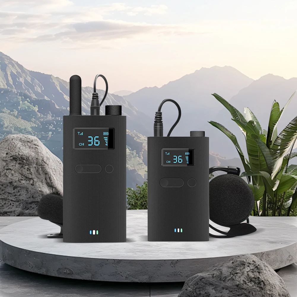 2,4G Tragbare Audio Sender Empfänger Whisper Tour Guide Sprechen Gerät Drahtlose Reiseleiter Audio System für Tour Kirche