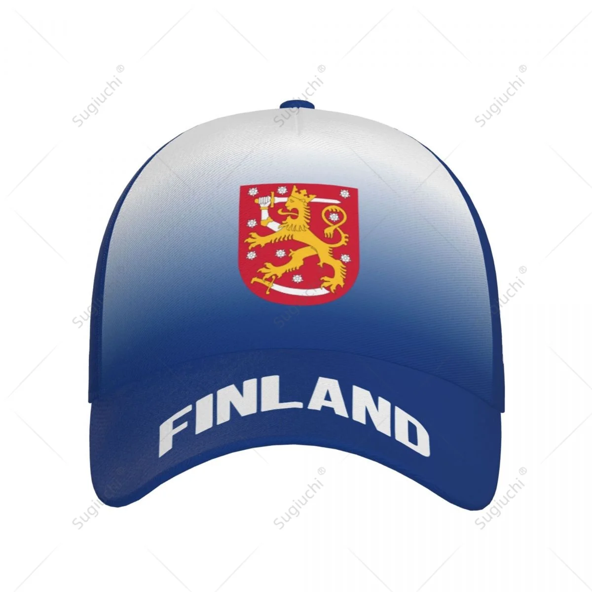 Unisex Baseball Cap Hat Finland Flag Gradient Color 3D Printing for Tennis Outdoor Bike Bicycle Golf Baseball Sports Fans