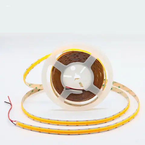 Bande LED COB Super Lumineuse pour la Maison, Double Touriste, NucleoCRI90, Haute Densité, Blanc Naturel, 600 K, 3000K, 4000K, 5m, 24V, 6000 LED/m, 25 W/m