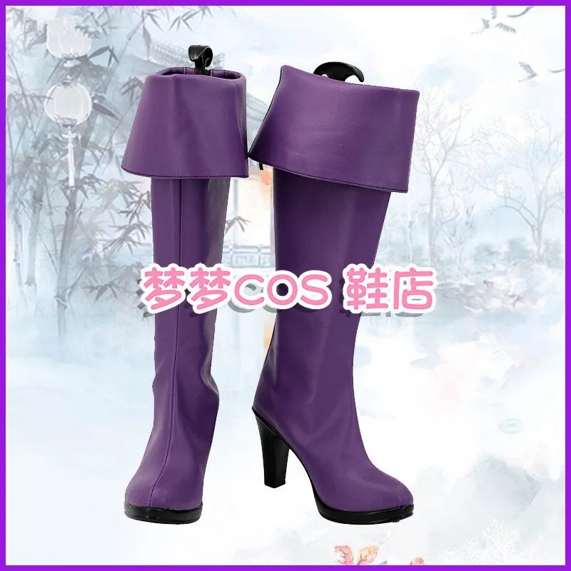 Anime Nico Robin Miss Allsunday Cosplay Shoes Boots Hallowmas Party Adult Women Men