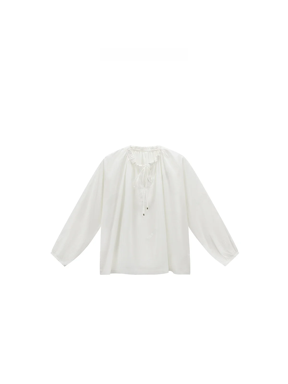 

Тонкая хлопковая рубашка с длинным рукавом и поясом, с завышенной талией, повседневная, однотонная, с эффектом похудения от ZONE