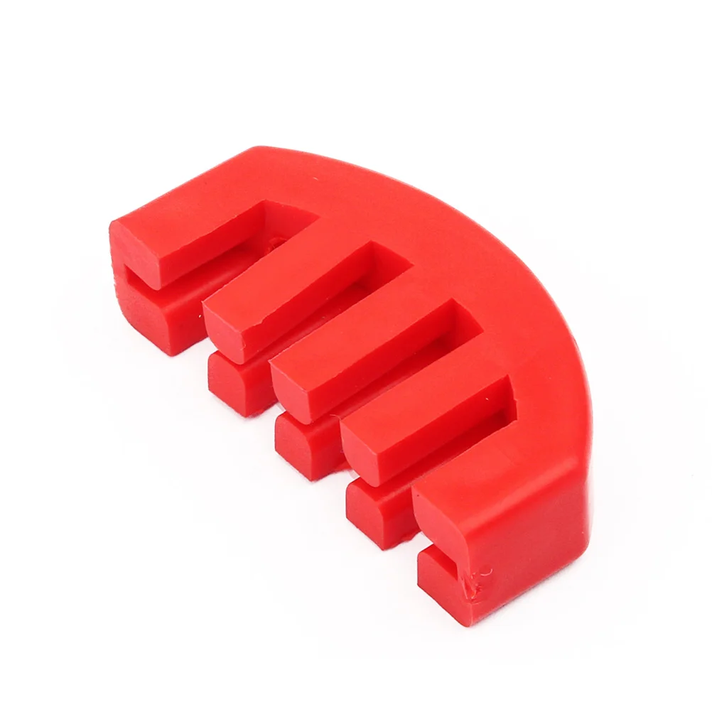 

Heavy Metal Coated Violin Mute Red Rubber Practice for Acoustic Strings Reduce Volume Protect Instrument from Wear and