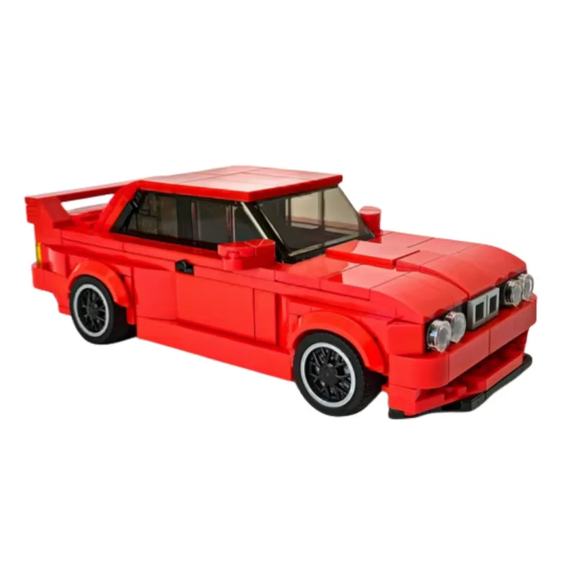 

MOC red car model - Small particle assembly toy building blocks 427 pieces - Suitable for all enthusiasts who like assembling. C