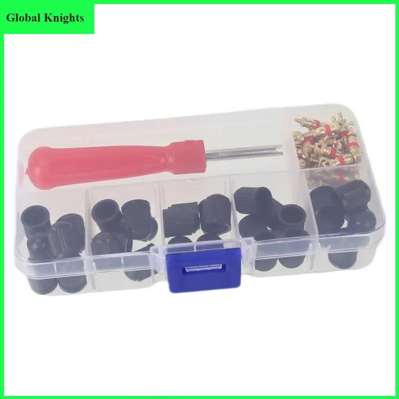 1SetCar Bicycle Slotted Handle Tire Valve Stem Core Remover Screwdriver Tire Repair Install Tool Kit Auto Motorcycle Accessories