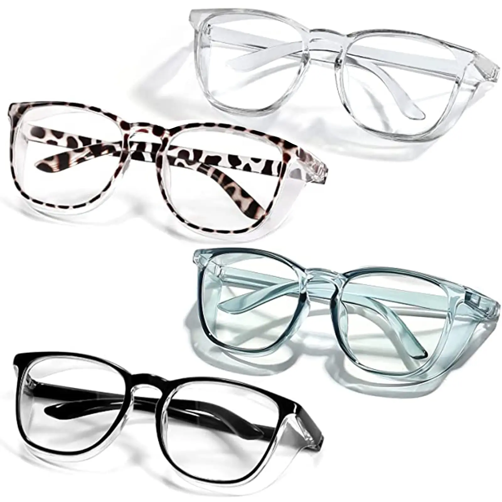 Klare Schutzbrille, niedliche Schutzbrille für Frauen, Augenschutz mit Antibeschlag-Linse, kratzfestes Arbeitsglas für Männer und Krankenschwestern – Detail 1