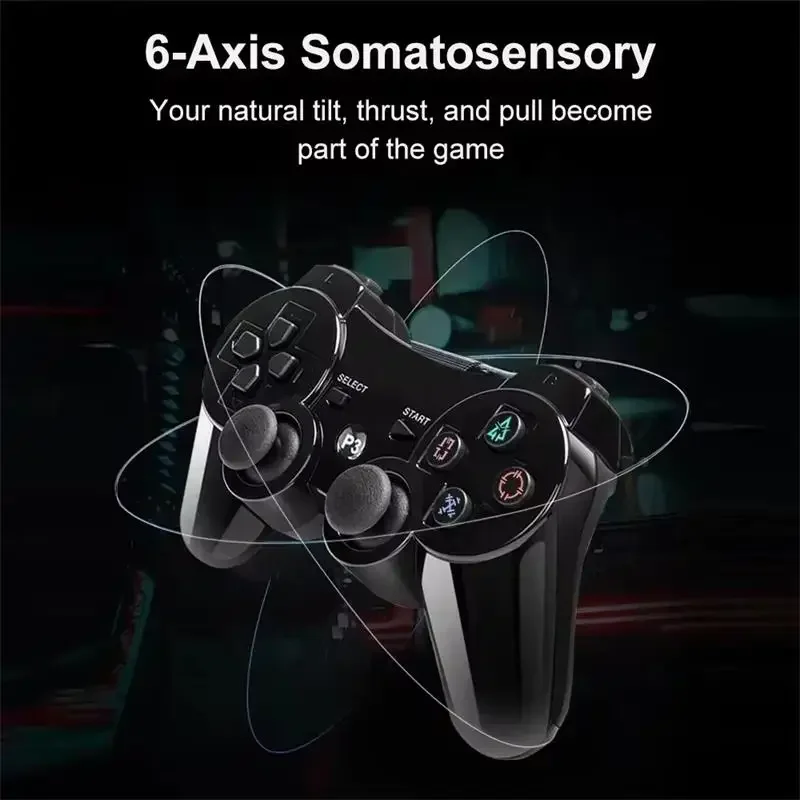 2024 New For SONY PS3 Controller Support Bluetooth Wireless Gamepad For Play Station 3 Joystick Console For PS3 Controle For PC