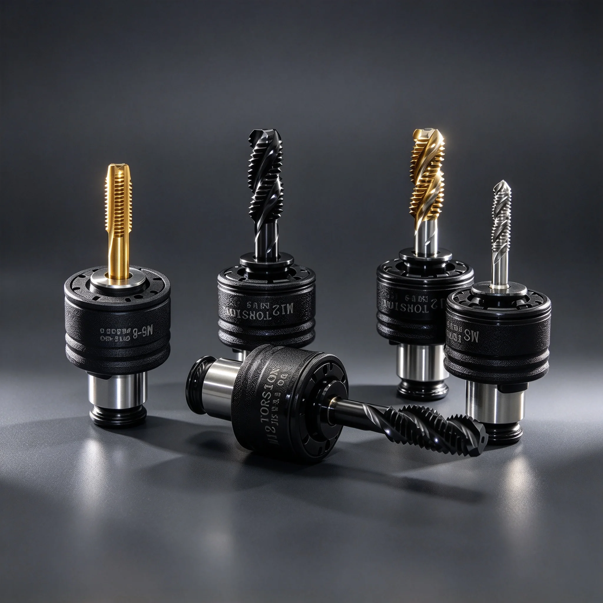 Overload Protection Tapping Machine Chucks, GT12(19mm) GT24(30mm) TC820(31mm) Tap Collets M3~M24 for Automatic Tapping Equipment