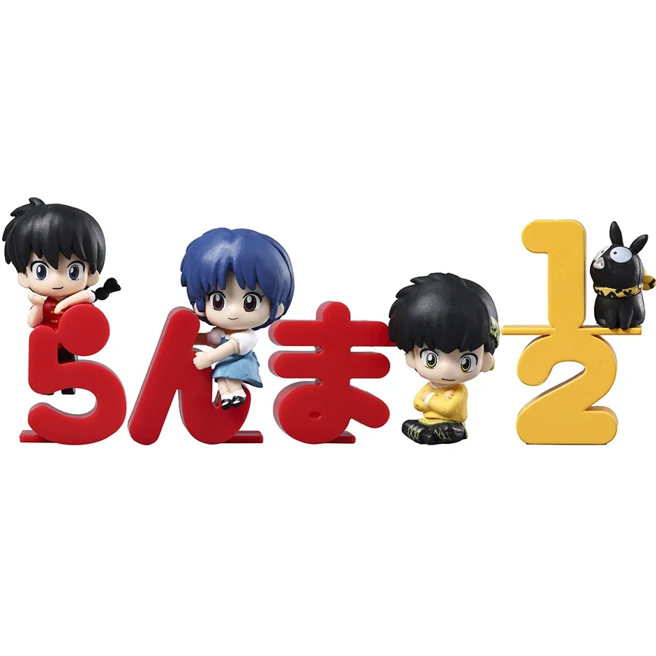 Ranma 1/2 Tendou Akane Мини ПВХ Фигурки Игрушки Куклы 4 шт./компл.