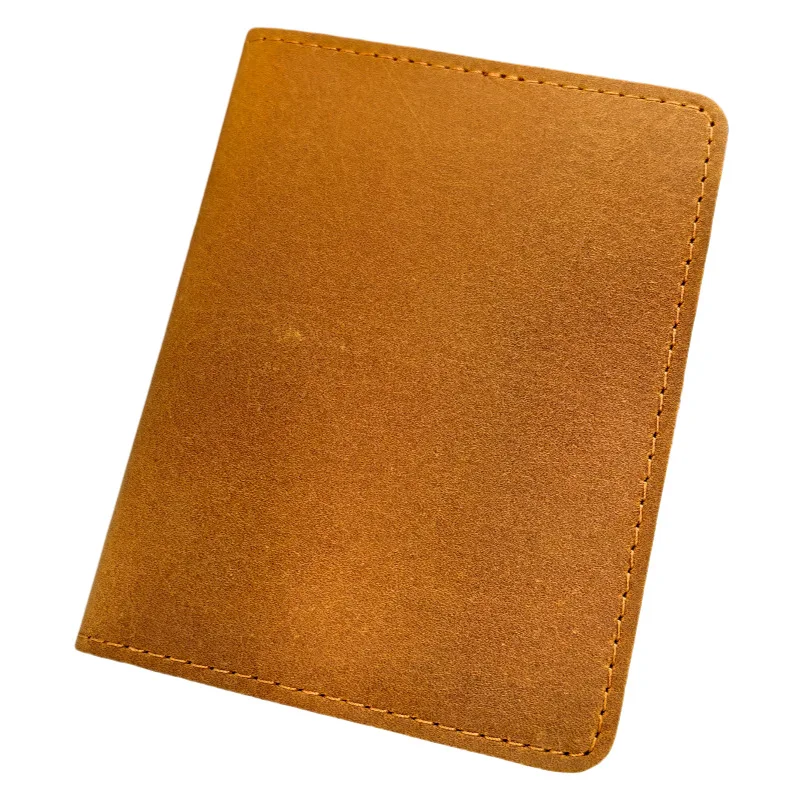 Men's Card Holder Wallet Genuine Leather Minimalist Small Thin Purse Slim Mini Credit Card Bank ID Card Holder Wallet