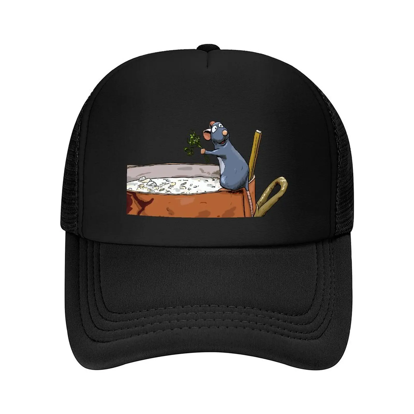 

Ratatouille Baseball Cap beach hat Unique hats funny hat men's big size hat Women Beach Fashion Men's