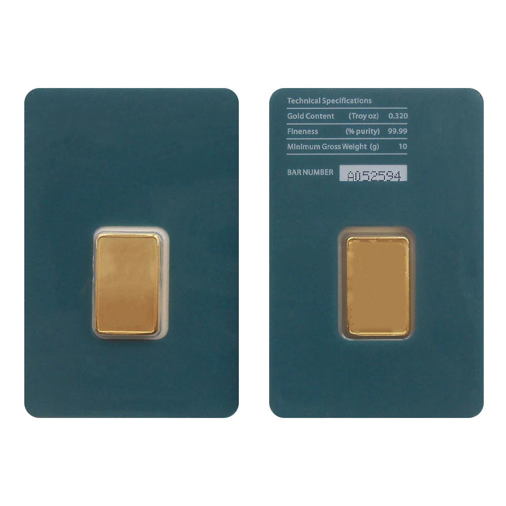 Nieuwe 2026 Paard 1oz Gouden Staafje Verguld Messing Staafjes Niet-Magnetisch Met Rode Zegel Verpakking Ambachten Voor Collectie Cadeau