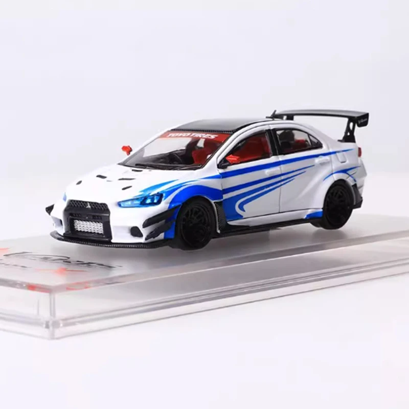 

CM масштаб 1:64 Lancer EVO X 10th сплав имитация модели автомобиля статическая коллекция украшенные праздничные подарки игрушки сувенирный подарок