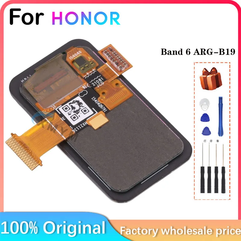 Per Honor Band 6 ARG-B19 display LCD + digitalizzatore touch panel Per Honor Band 6 ARG-B19 display AMOLED