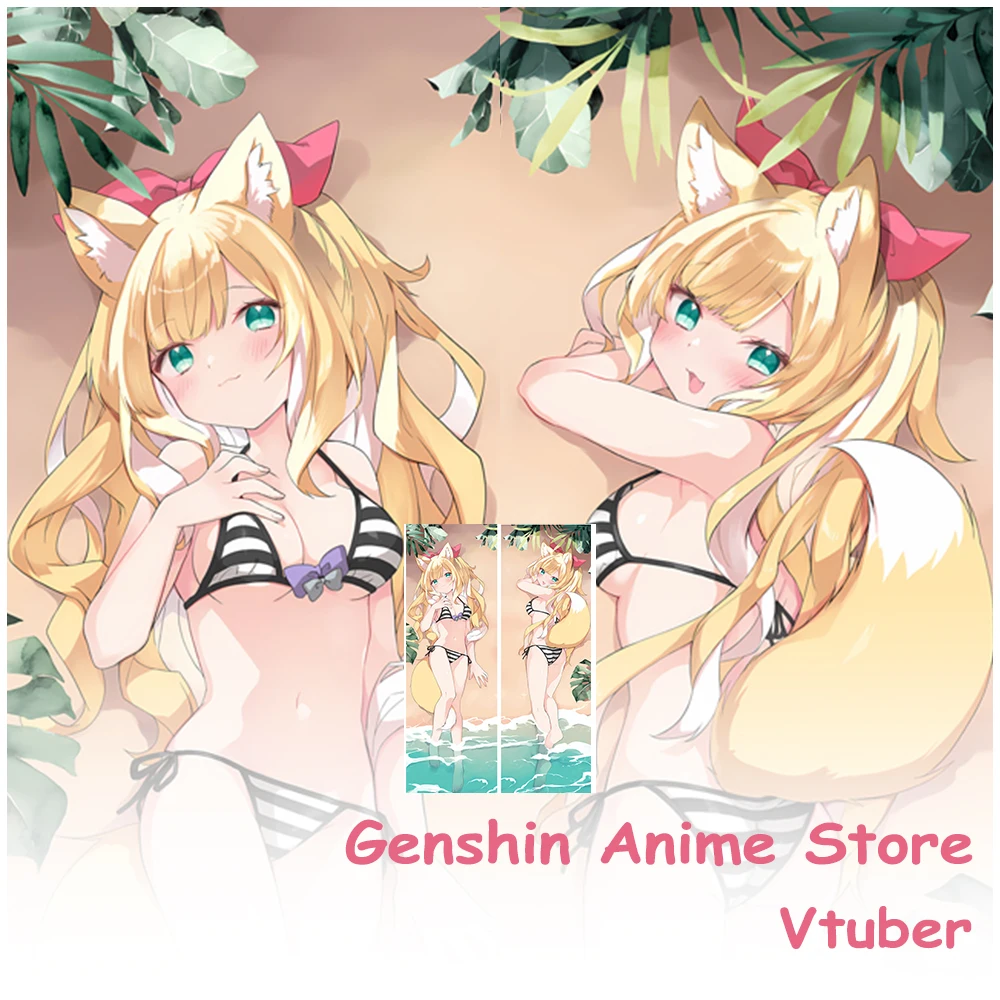 

Dakimakura Kawaii Vtuber наволочка для всего тела Декор комнаты в натуральную величину чехол отаку спальный чехол для подушки обнимающий реквизит для косплея