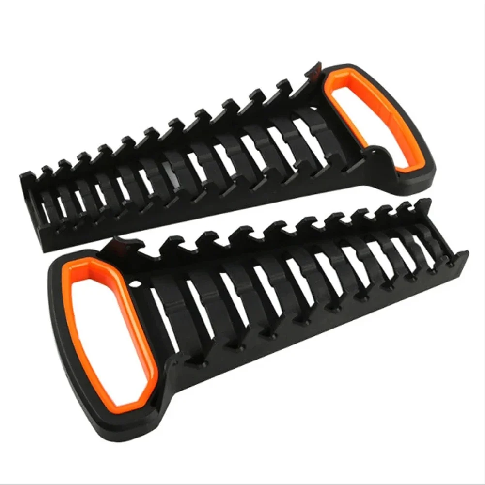 

Wrench Rack Storage Tools Spanner Holders Plastic Wrench Organizer Sockets Self‑locking Hook Design Saves Space Hand Tools