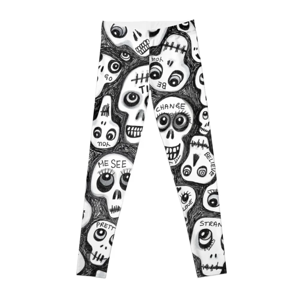 

The Skull People Art Leggings gym's clothing trousers Womens Leggings