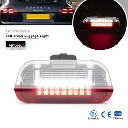 1x Error Free For Porsche Cayenne 2011-2018 970 Panamera 2010-2016 White/Red LED Trunk Luggage Compartment Light Mudule