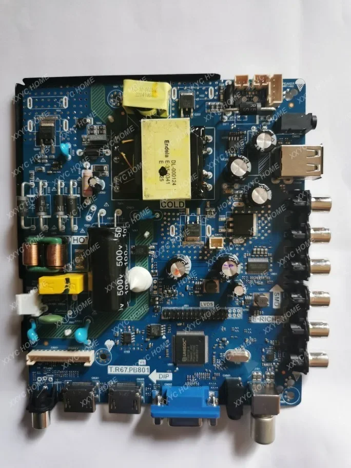 

New LCD TV Main Board T. R67.pb801 Light Bar Supply Voltage 30-105v 700ma Write Program