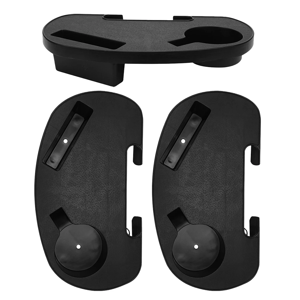 

3Pcs Folding Chair Cup Holder Tray Detachable Clip on Snack Tray Recliner Hand Rest Beverage Holder for Lounge Chairs