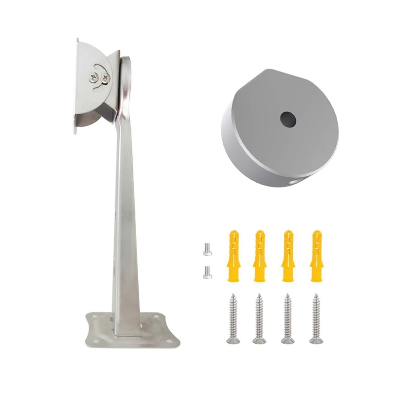 

AA75-Wall Mount Bracket Kit For Starlink Mini With Bracket Pipe 1/4 Screw Adapter Multi-Angle Adjustment Ethernet Antenna