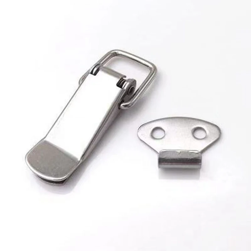 مشبك صندوق من الفولاذ المقاوم للصدأ ، مشبك قفل للأمتعة مضاد للسرقة ، إبزيم صندوق أدوات منقار البط