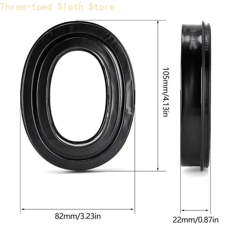 Durability Ear Pad for SupremePRO/PROX Headphones Headsets Ear Cushions with Ice Feel Design Reduces Ear Temperature E74A