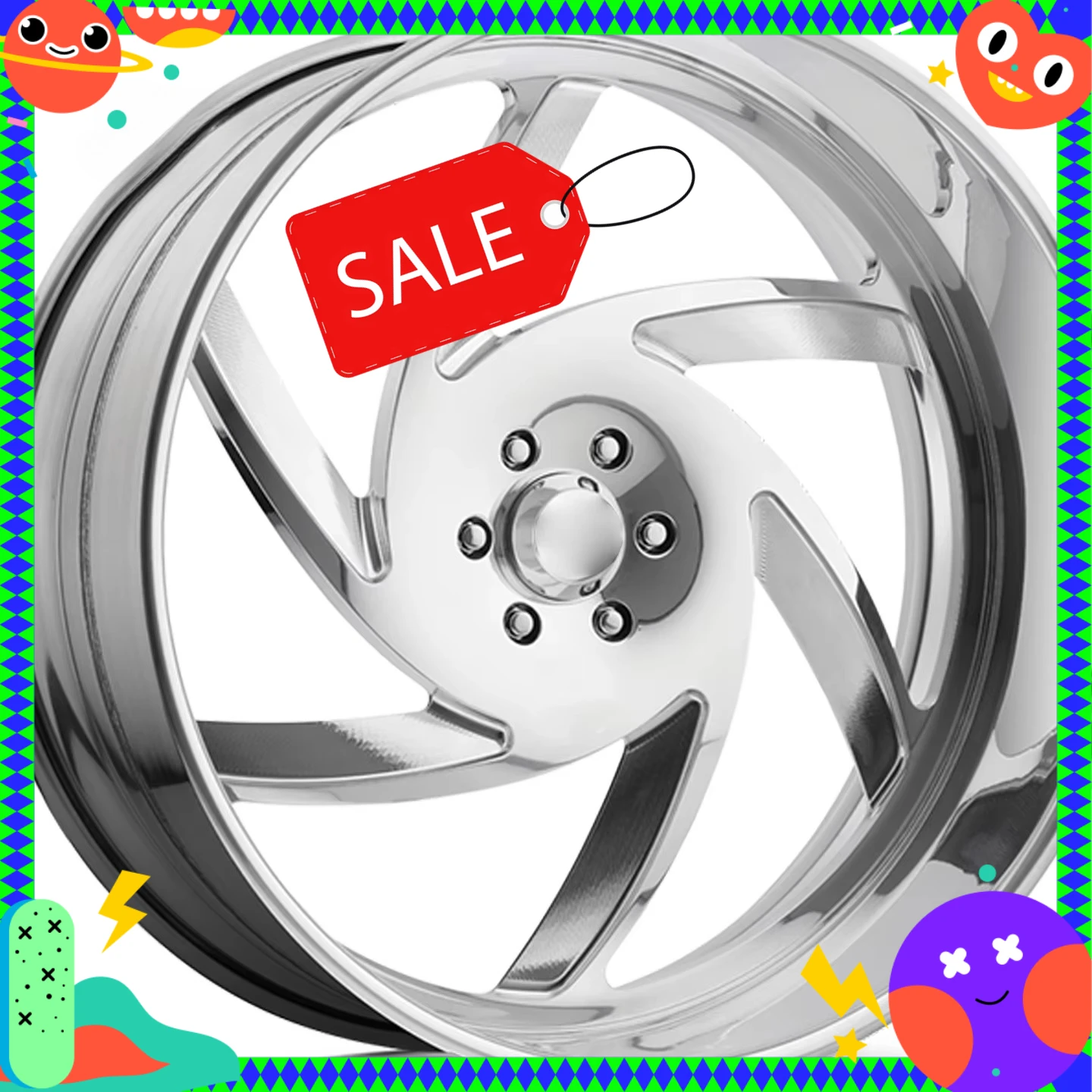 

Hot-selling New Deep Dish Wheels 22 24 26 28 6x5.5 6x139.7 Inch Forged Aluminum Alloy Car Wheels Two-Piece Wheels for Chevy
