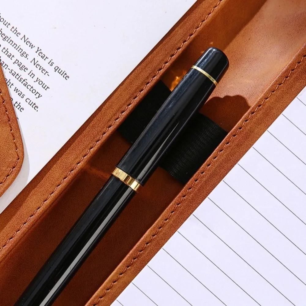 

A4 Leather Clip Board Conference Folder Multifunctional File Storage Contract File Folders Vintage Data Book