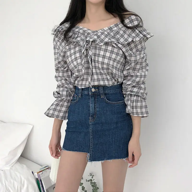 

Women's Skirt Denim Clothes Office Skirts for Women with Pocket Mini Formal Short Pencil A Line Fashion High Quality Casual Y2k