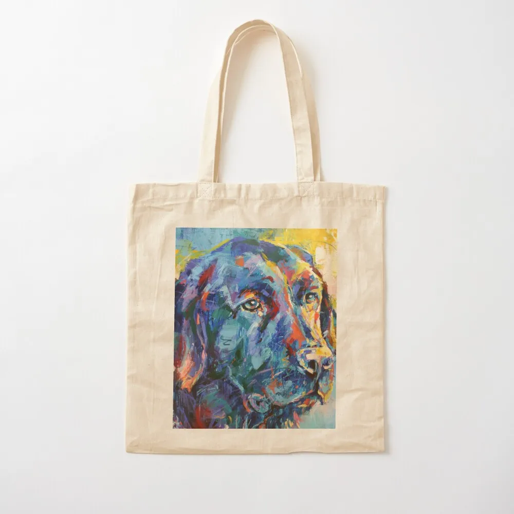 Black Labrador Tote Bag Big bag Shopper bag cute tote Women's bags