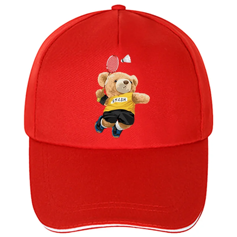 Movie Cartoon Bear Baseball Cap Trucker Hat Trendy Cute Mesh Snapback Boy Girl Daily Sun Beach Caps Female Summer Alter Ego Hat