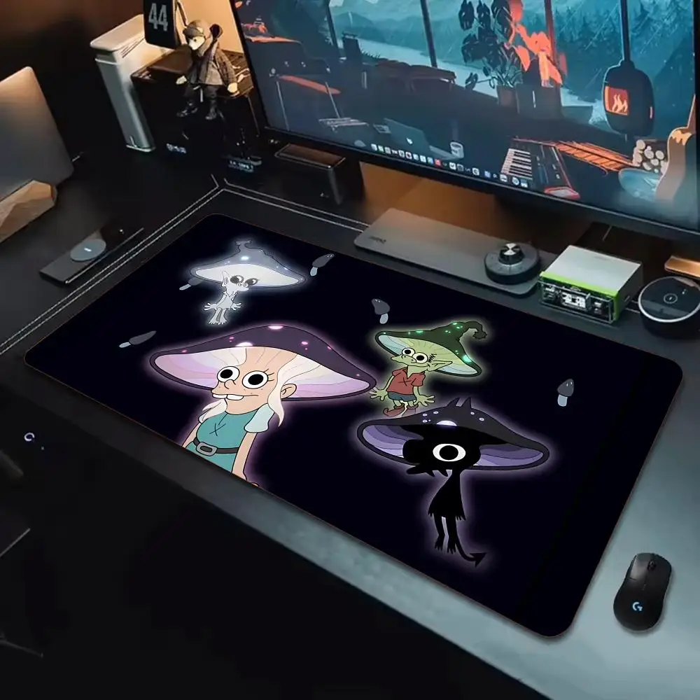 Disenchantment Mouse Pad XXL Large Mouse Pad, Smooth Surface for Gaming, Non-Slip, Comfortable Desk Mat
