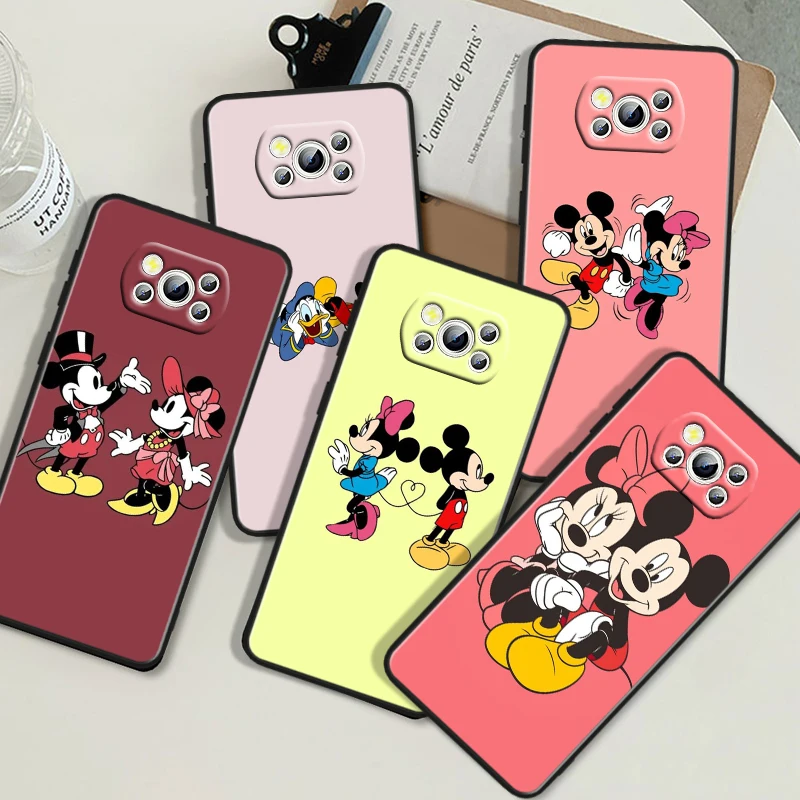 Cute Disney Mickey For Honor V20 10i 10X 9S 9X 9C 9A 8X 8C 8A 7S 7C 7A Magic 5 Lite Pro MAX Black Soft Phone Case