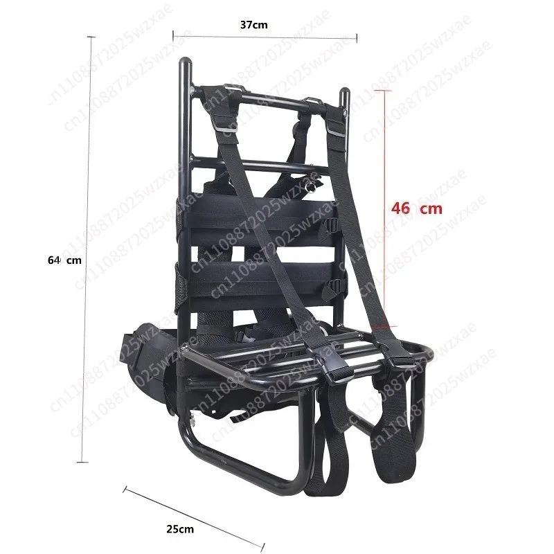 Heavy Duty Backpack Frame with Adjustable Shoulder Straps Holder Rucksack for Trekking Climbing Outdoor Mountaineering Hiking